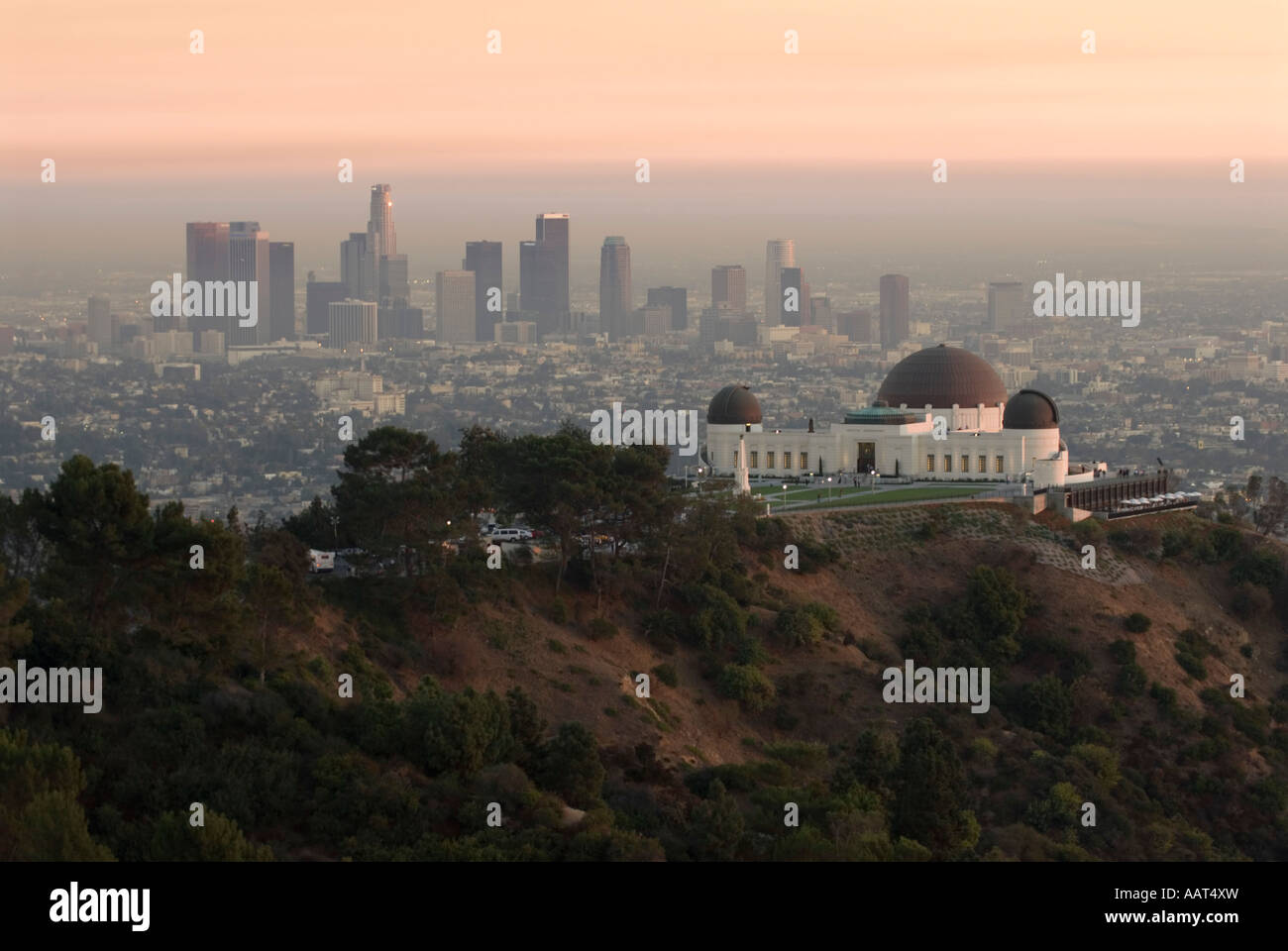Griffith Observatory, Los Angeles, Kalifornien Stockfoto