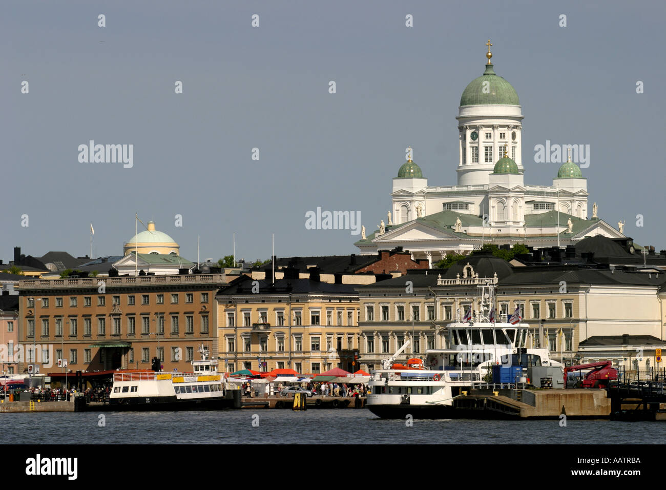 Finnland Helsinki City skyline Stockfoto