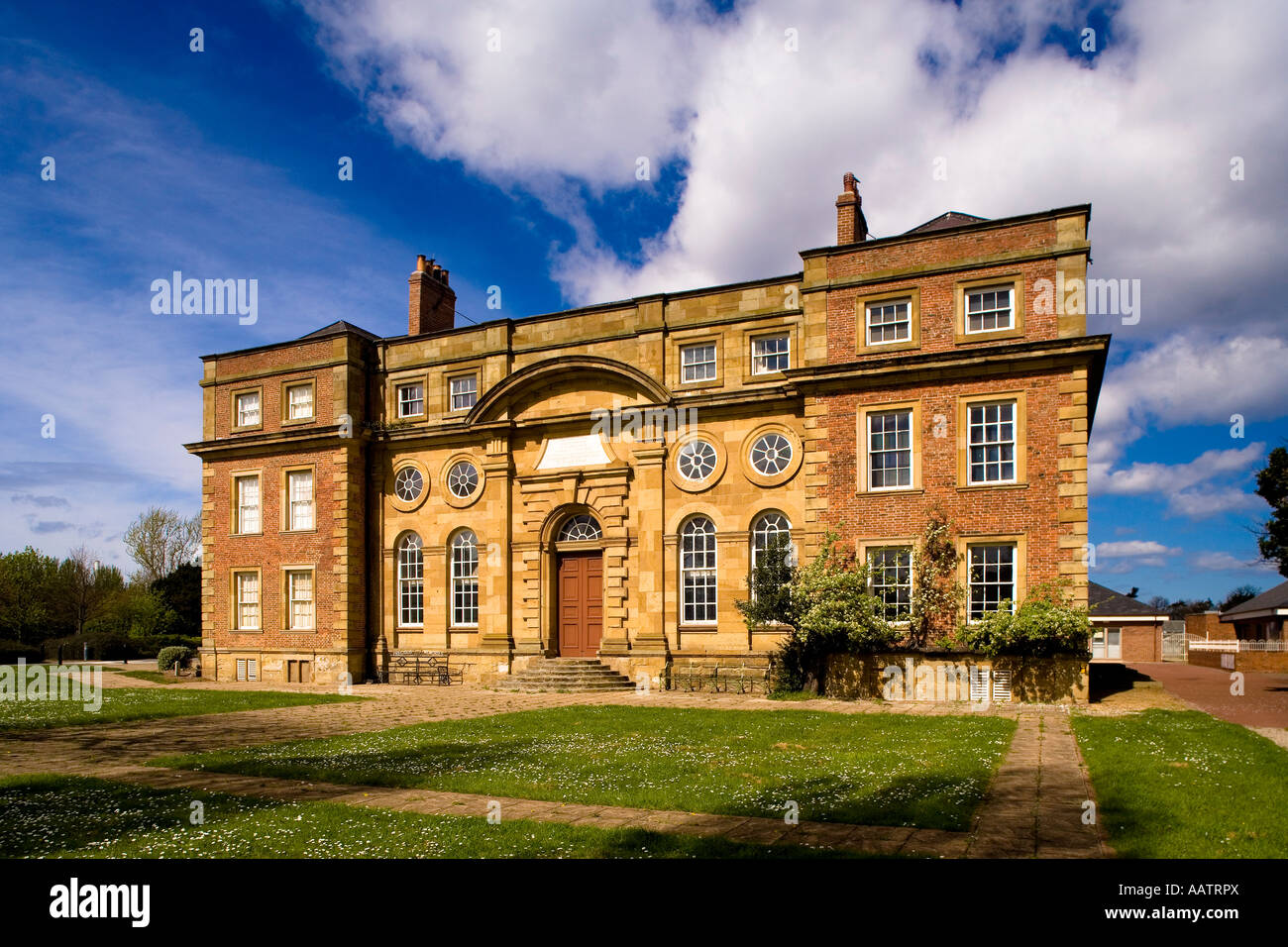 Kirkleatham Old Hall Museum Redcar Tees Valley Cleveland ehemaligen Grammatik Sschool 1709 von Sir William Turner gegründet Stockfoto