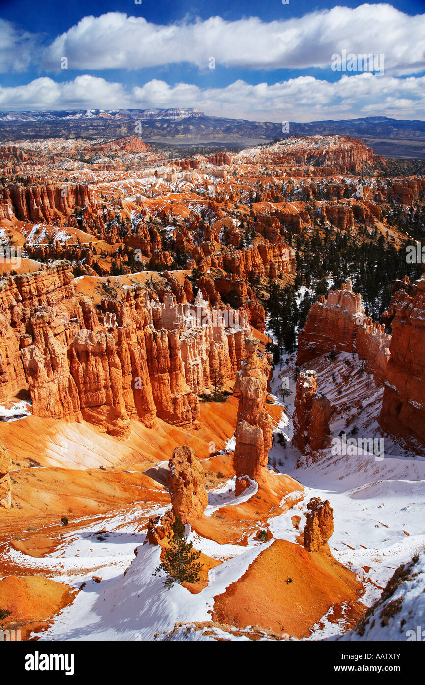 Thors Hammer in Bryce Canyon Nationalpark Utah USA im winter Stockfoto