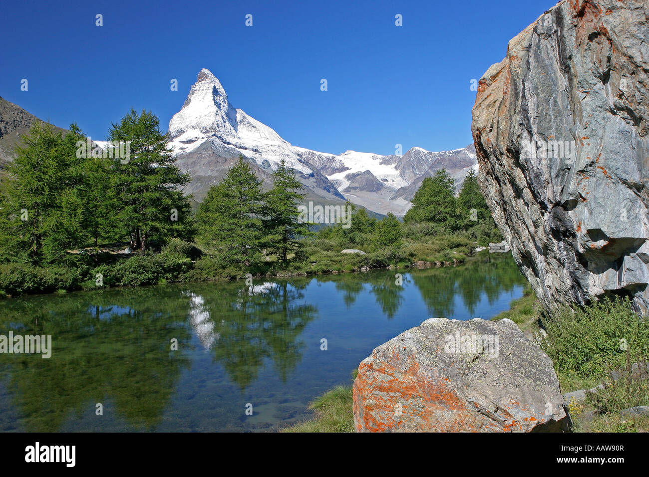 Das Matterhorn, Schweiz Stockfoto