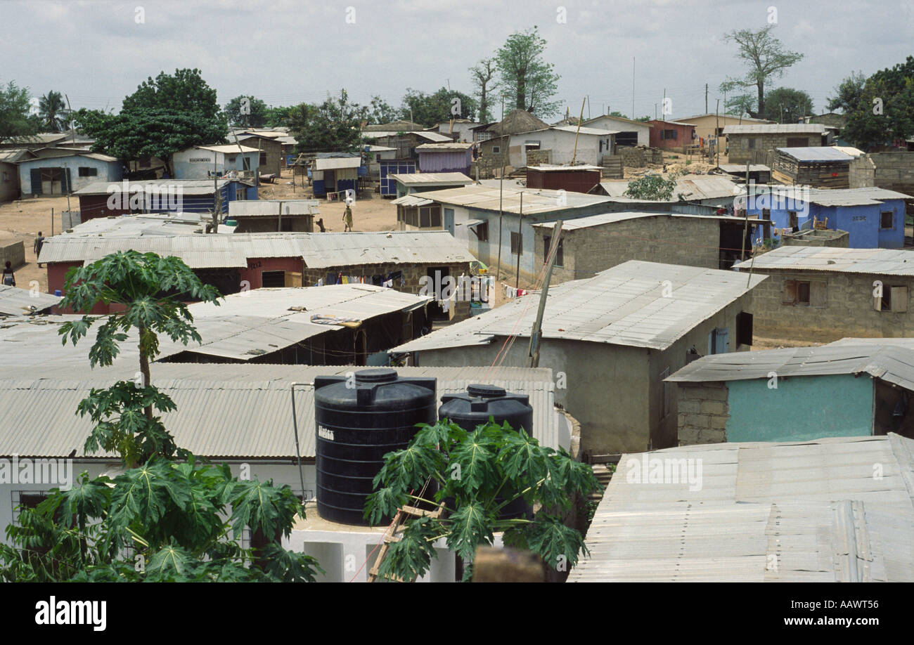 Liberianischen Flüchtlingslager in Ghana Stockfoto