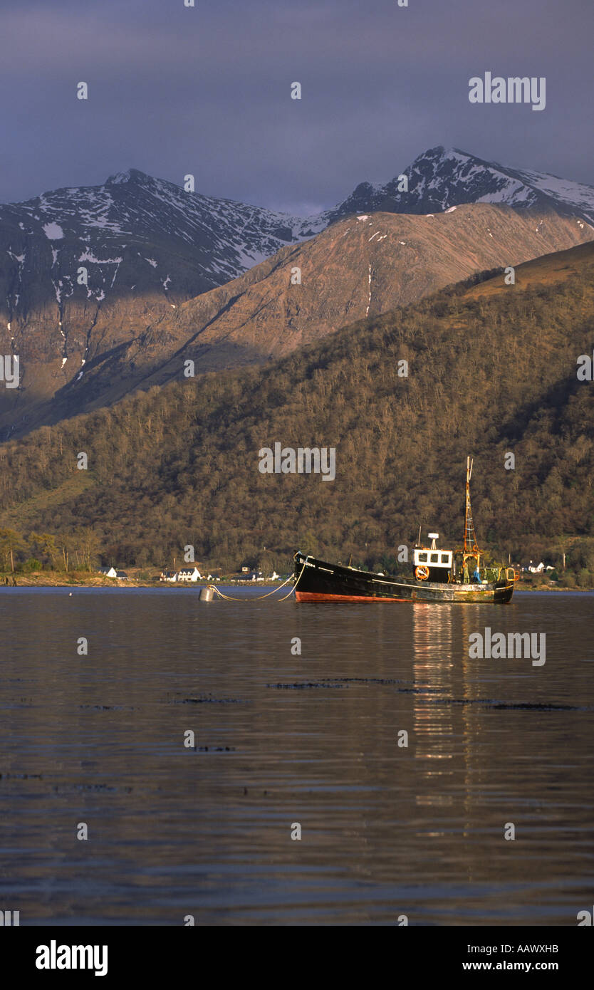 Glen Coe Loch Leven Stockfoto