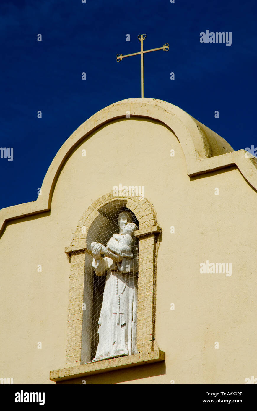 Mission Ysleta in der Nähe von El Paso Stockfoto