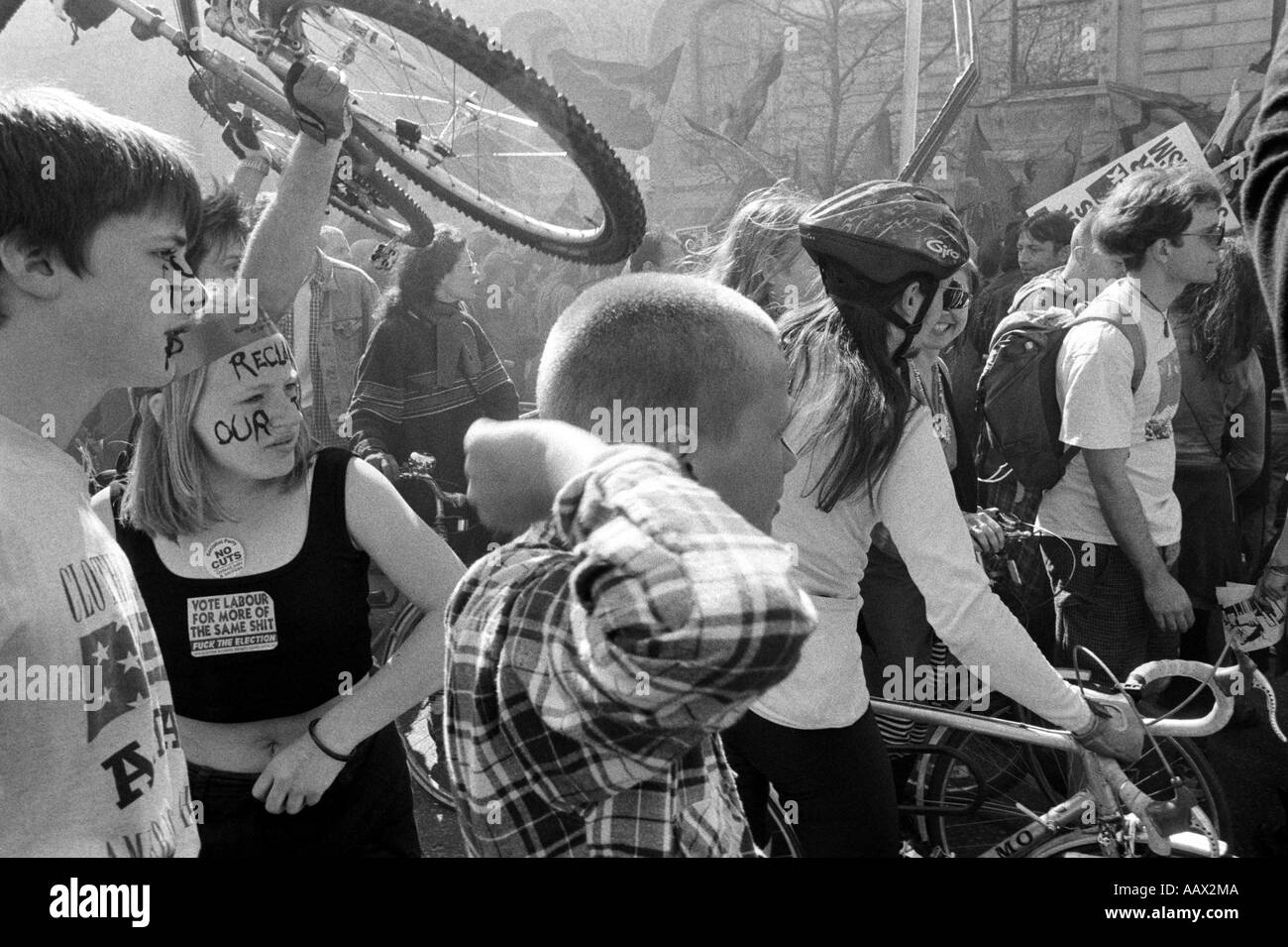 Rückgewinnung der Straßen-Demo in London Stockfoto