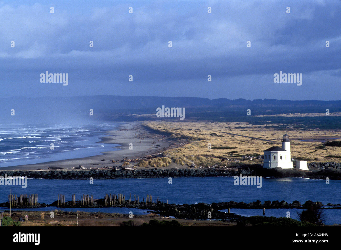 PLH-29 BANDON LEUCHTTURM & BAY Stockfoto