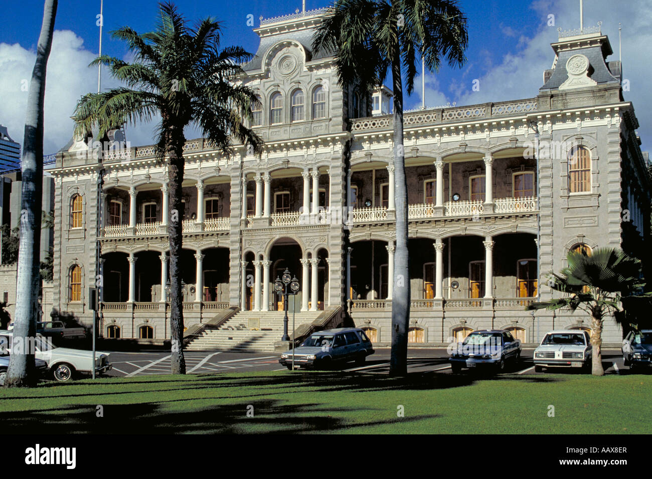 Elk214 1058 Hawaii Oahu Honolulu Iolani Palace 1882 Stockfoto