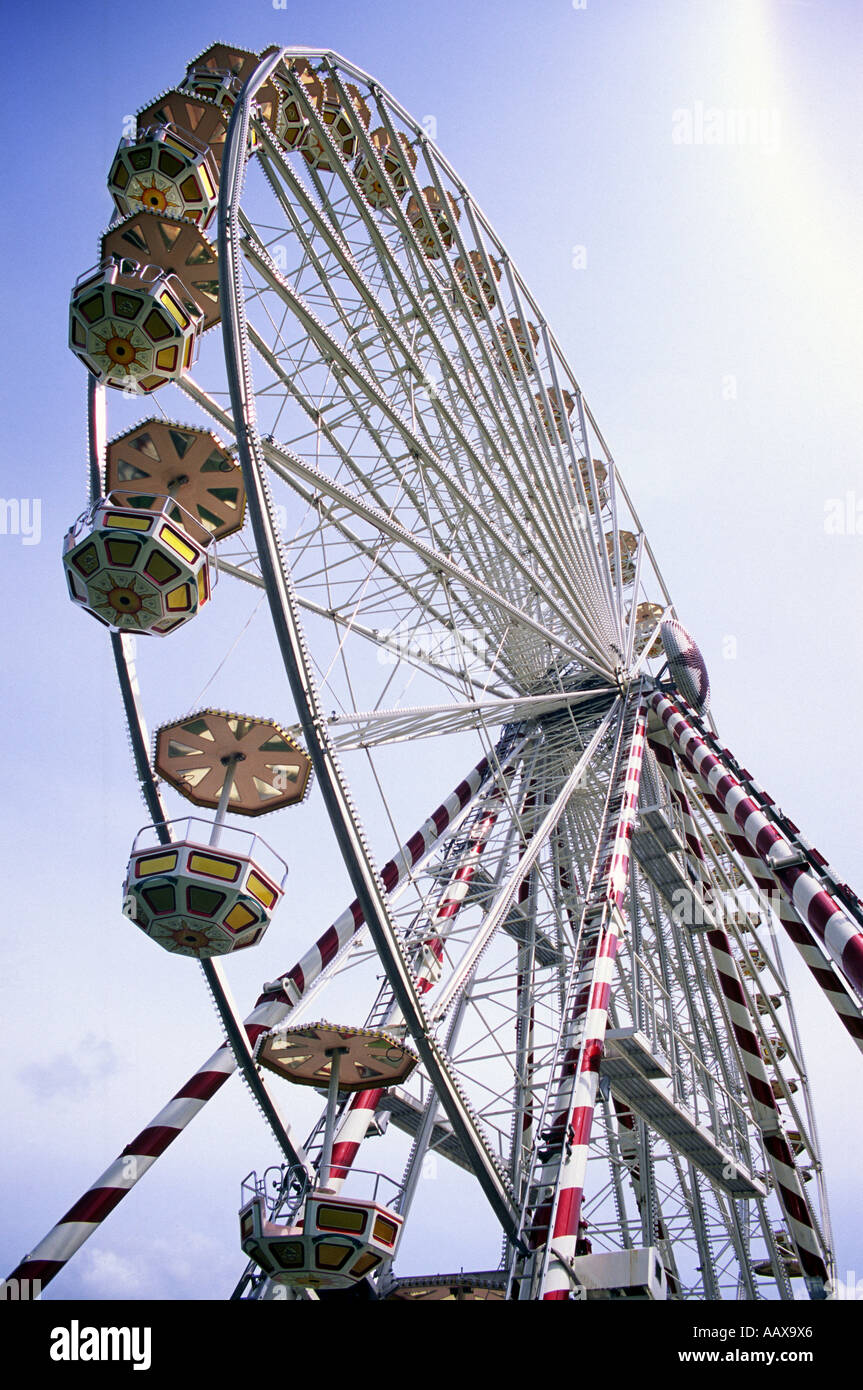 Riesenrad, Plymough Stockfoto