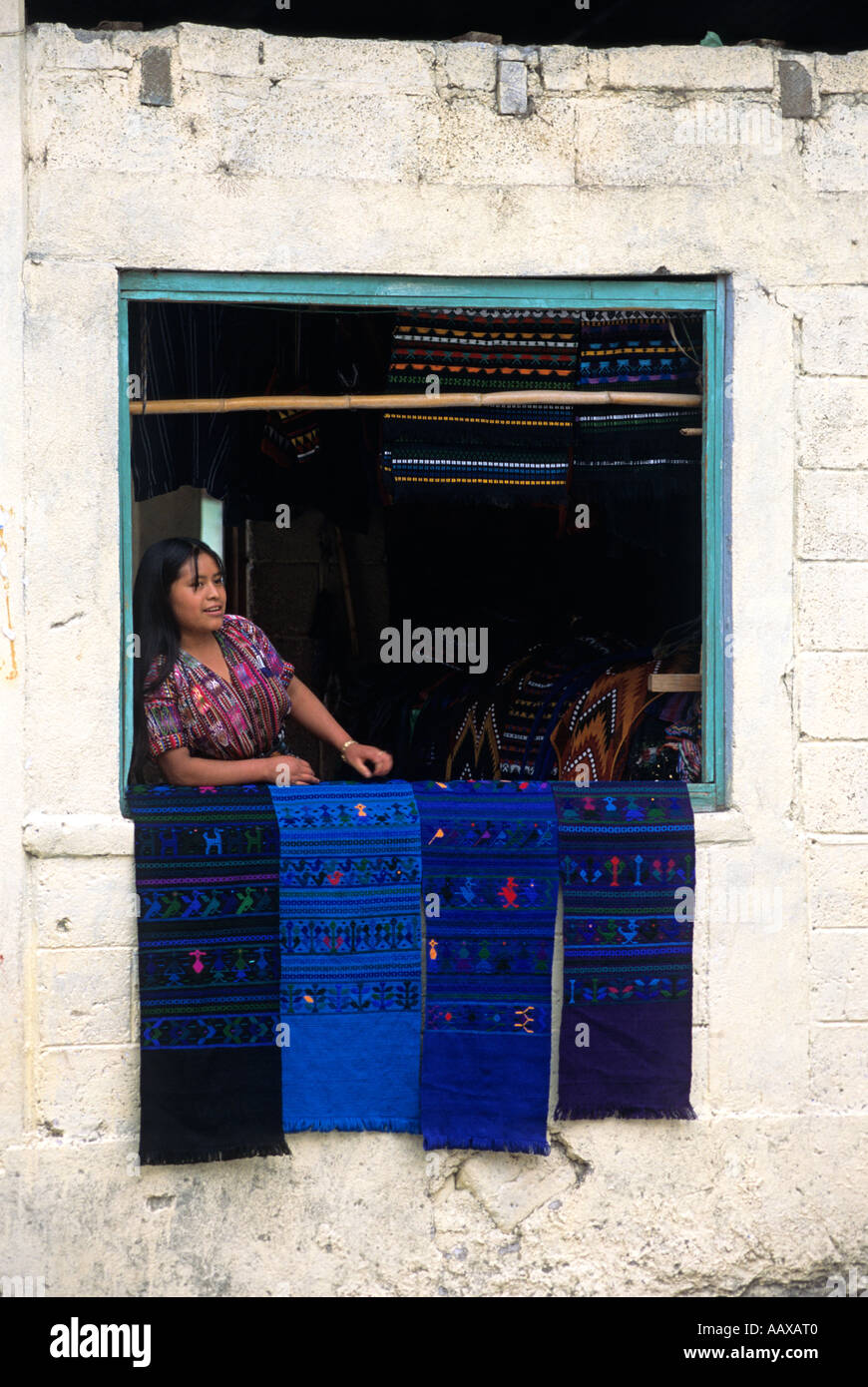 Kleinen Laden in den Dörfern an den Ufern des Lake Atitlan, Guatemala Stockfoto