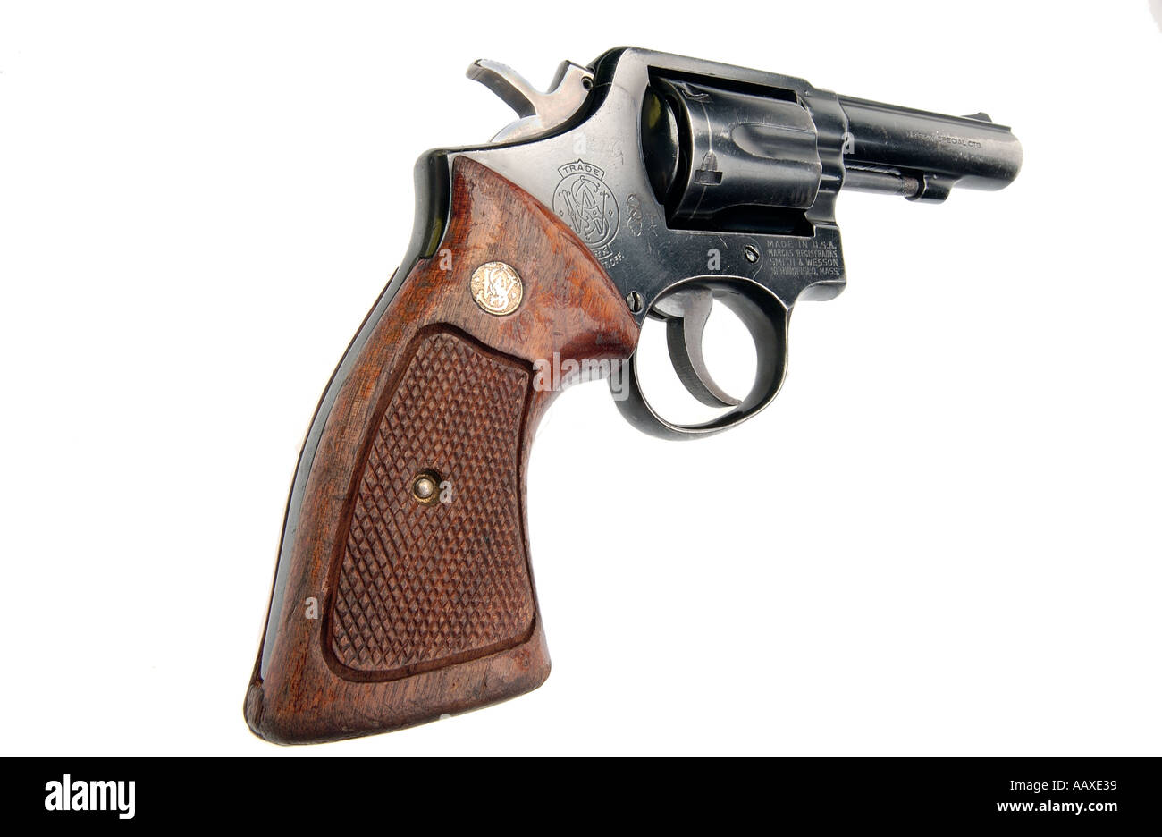 Smith und Wesson Handfeuerwaffe Stockfoto