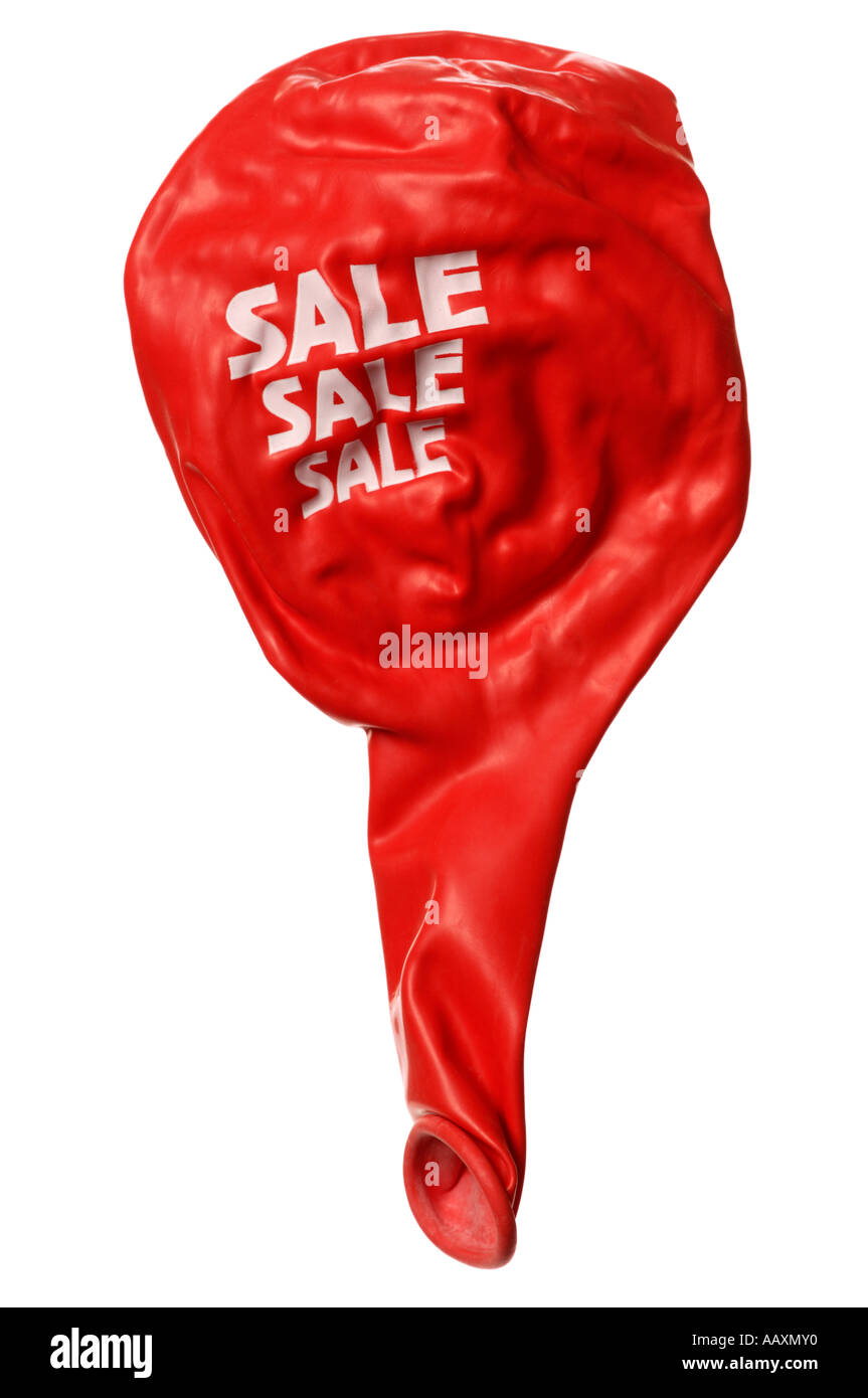 Verkauf-Ballon Stockfoto