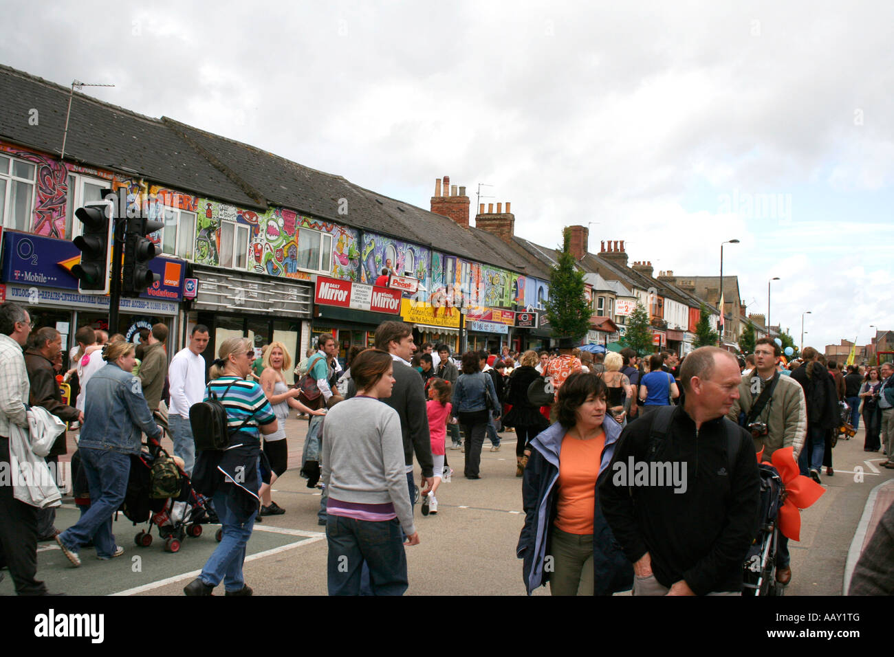Cowley Road Karneval, Oxford, England. Kulturellen Vielfalt Stockfoto