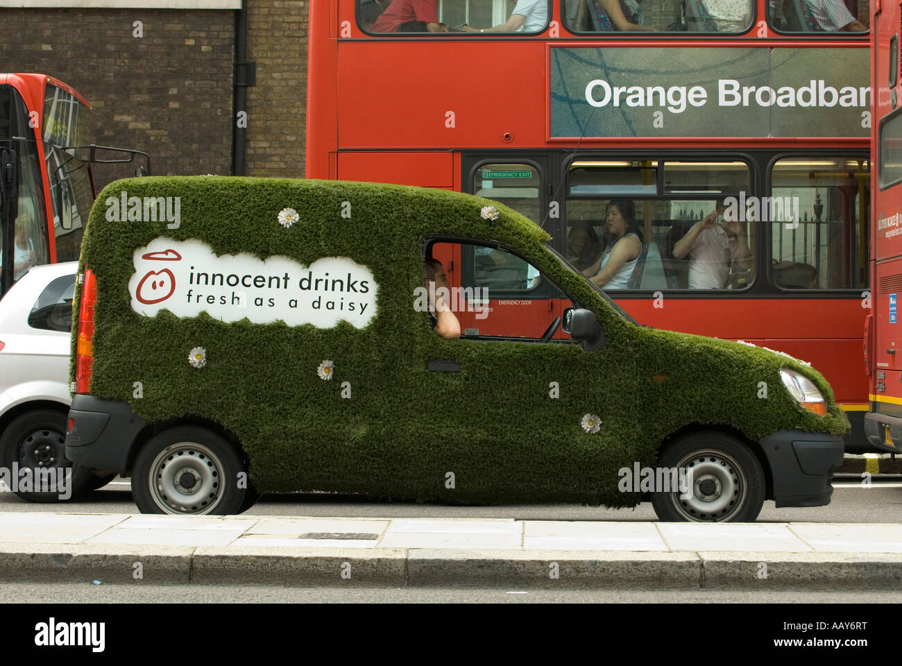 06 07 06 London UK Green Car Foto Simon Grosset DSC2423 JPG Stockfoto