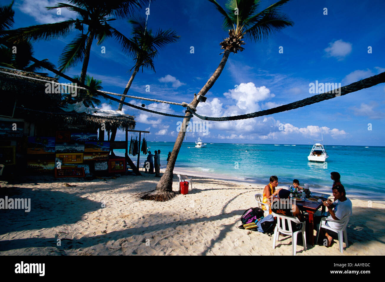 Captain Cook Restaurant Bavaro Punta Cana Dominikanische Republik Stockfoto