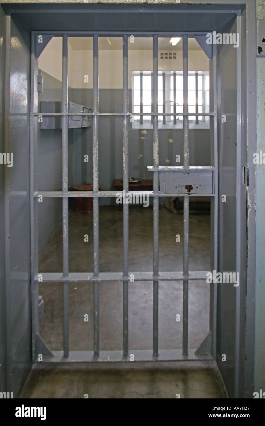 Südafrika Kapstadt Robben Island Gefängnis Insel von Nelson Mandela während der Apartheid ...