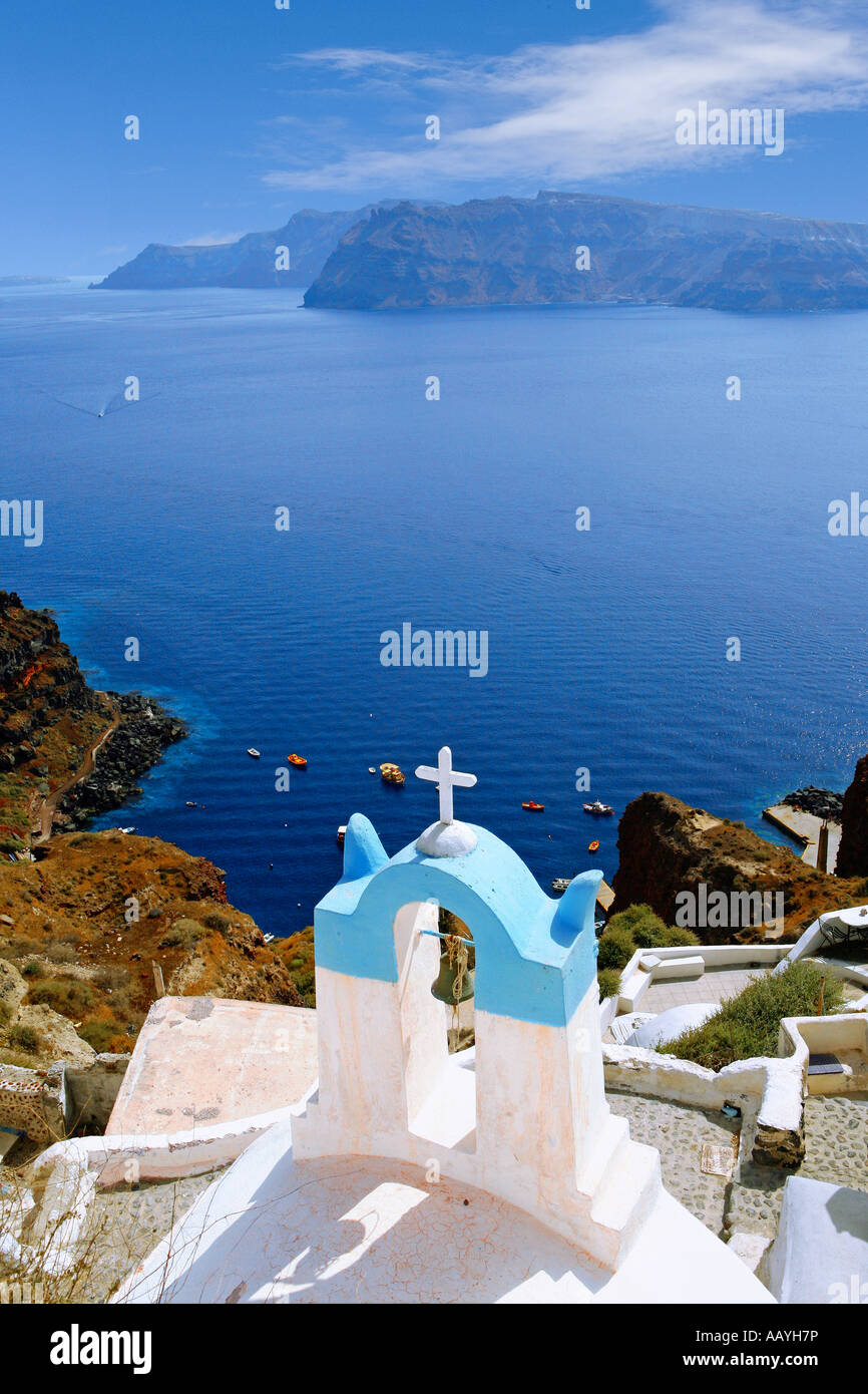 Santorini Kykladen-Inseln Stockfoto