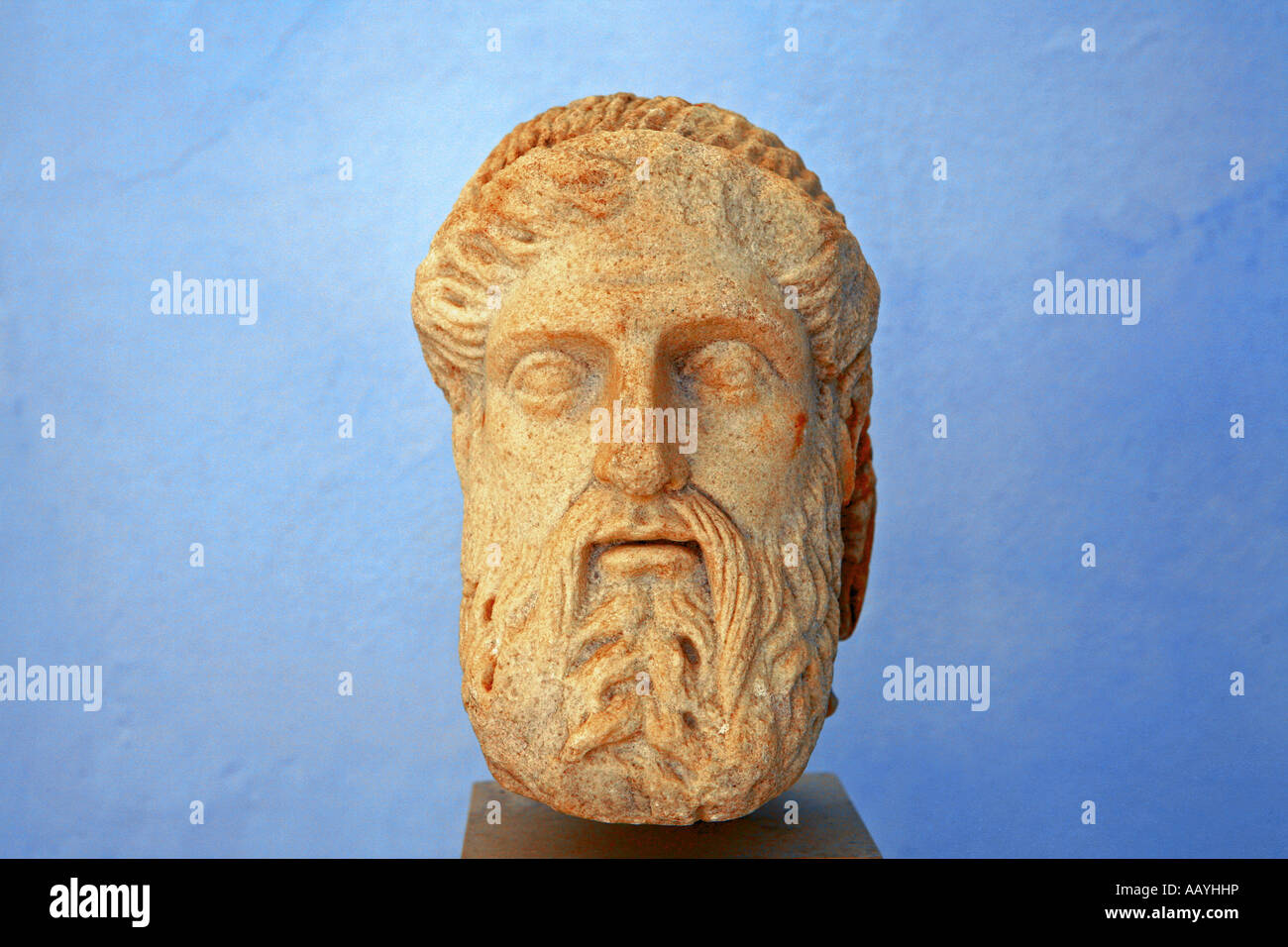 Statue auf den Kykladen Delos museum Stockfoto