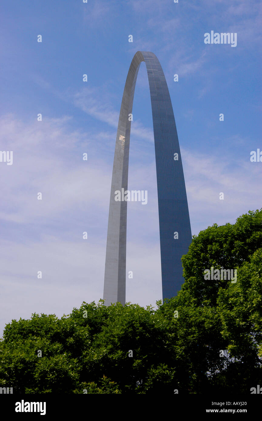 Gateway Arch St. Louis Missouri Stockfoto