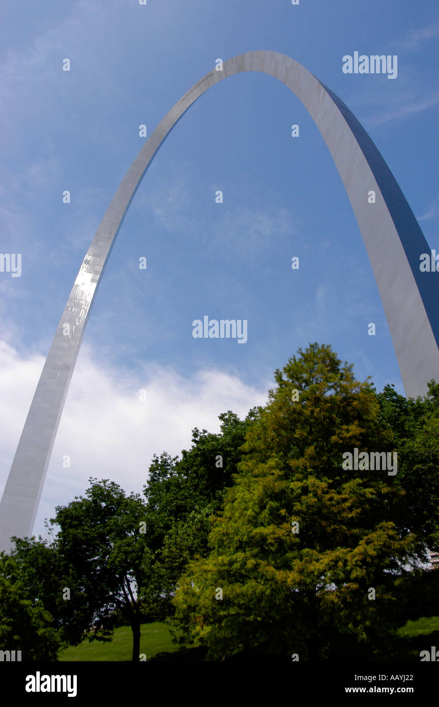 Gateway Arch St. Louis Missouri Stockfoto