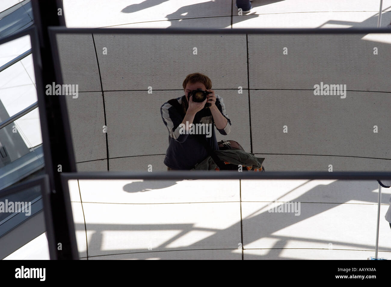 Reichstagskuppel Berlin Deutschland Stockfoto