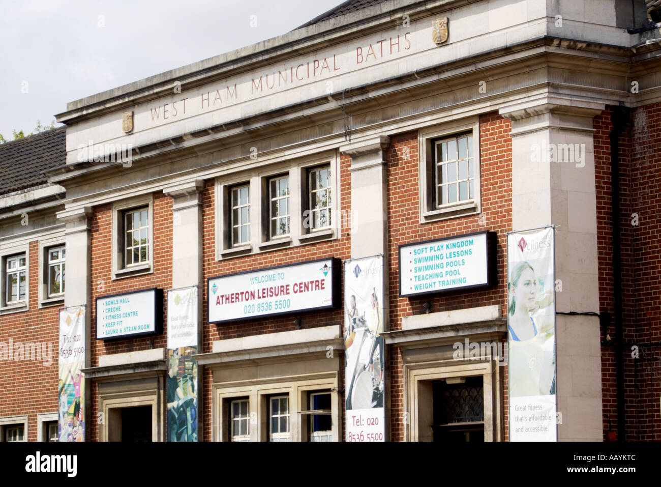 Das Atherton Freizeit Zentrum West Ham Stockfoto