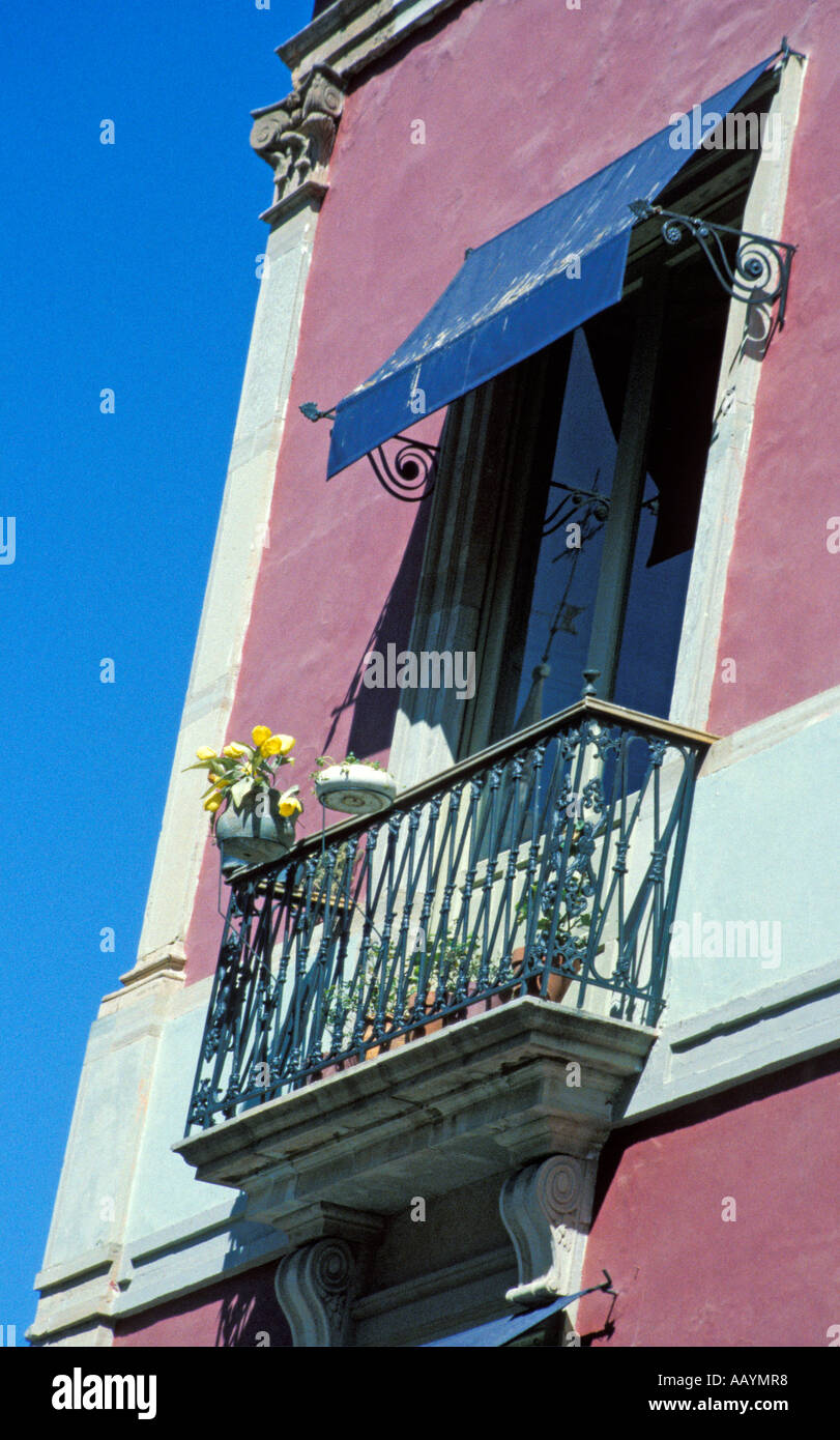 Detail des Fensters in Mexiko. Stockfoto