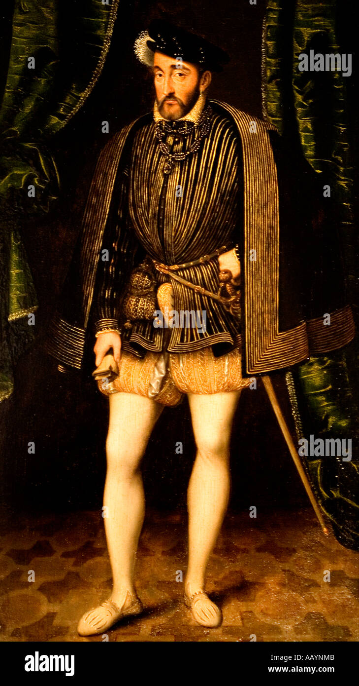 François i., König von Frankreich (1494-1547) ca. 1530, Jean Clouet (1480-1540/1) Stockfoto