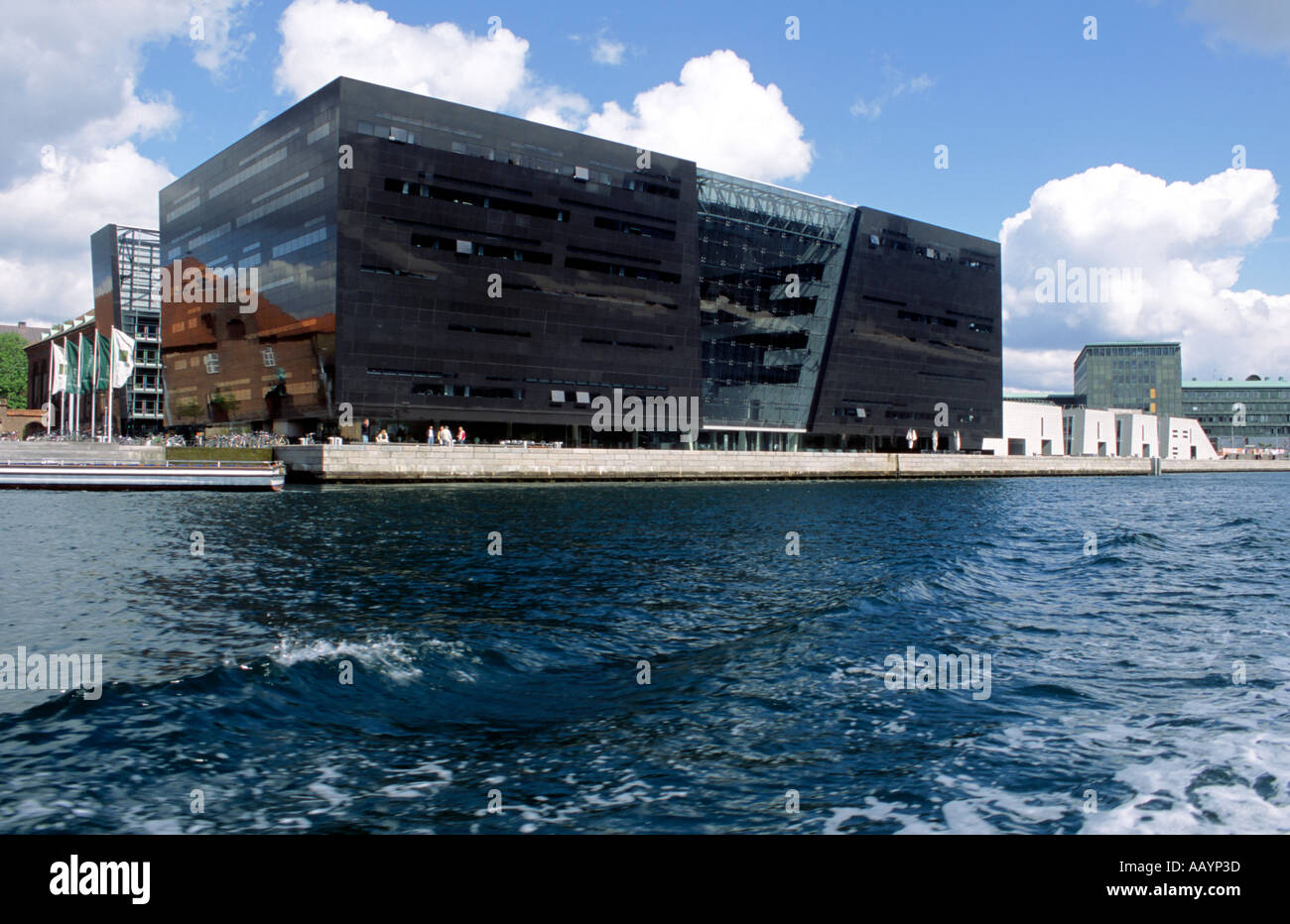 Der schwarze Diamant in Kopenhagen vom Meer gesehen Stockfoto