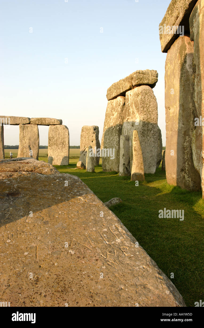 Stonehenge Weltkulturerbe im Herzen von Wiltshire England Stockfoto