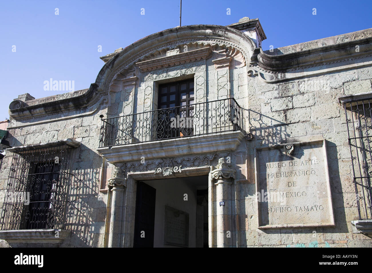 Museo de Arte Prehispanico de Mexico Rufino Tamayo, Calle Morelos, Oaxaca, Bundesstaat Oaxaca, Mexico Stockfoto