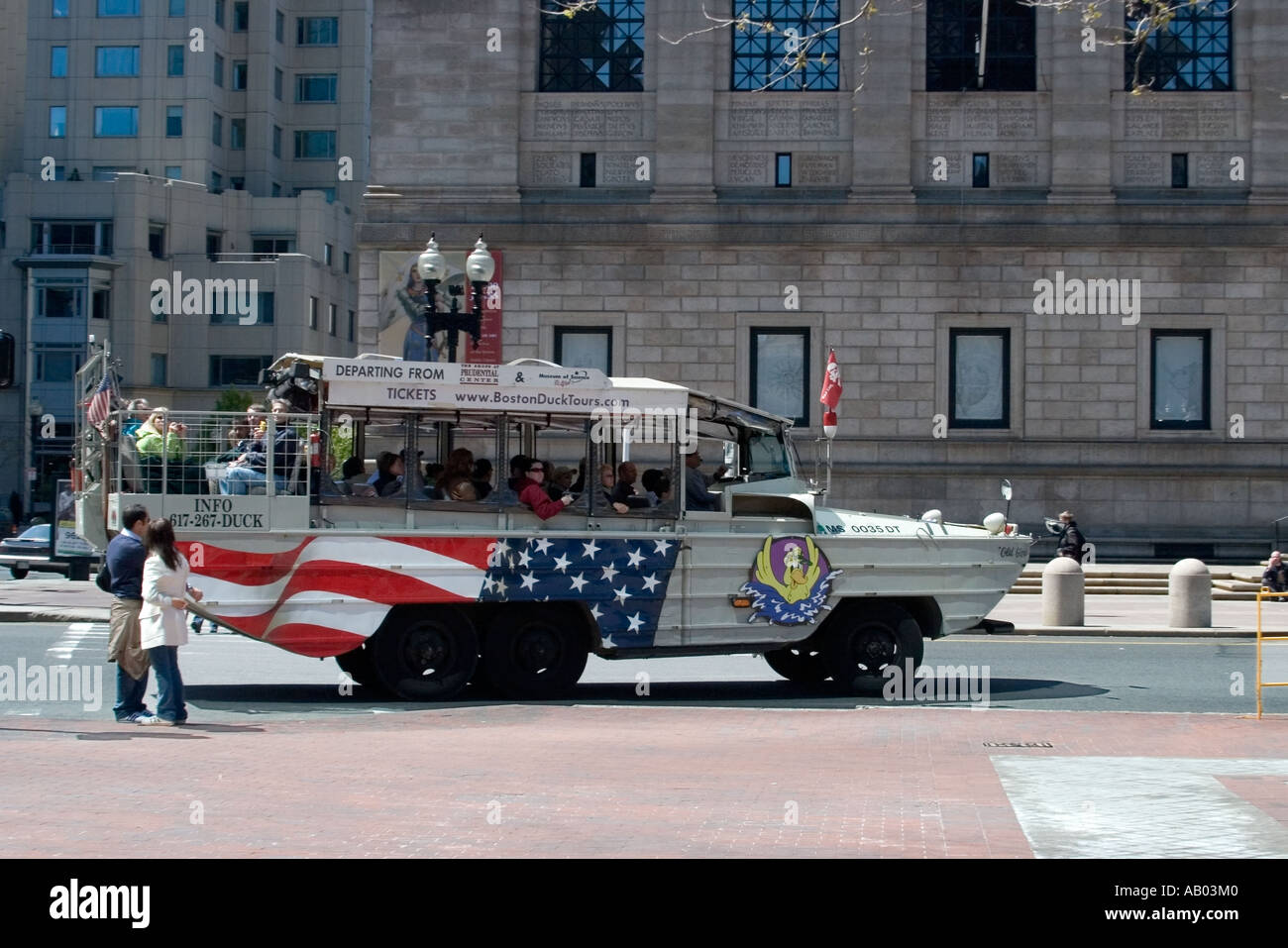 Boston Duck Boot Stockfoto