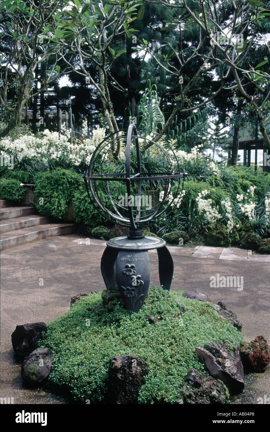 Statue, Singapore Botanic Gardens Stockfoto