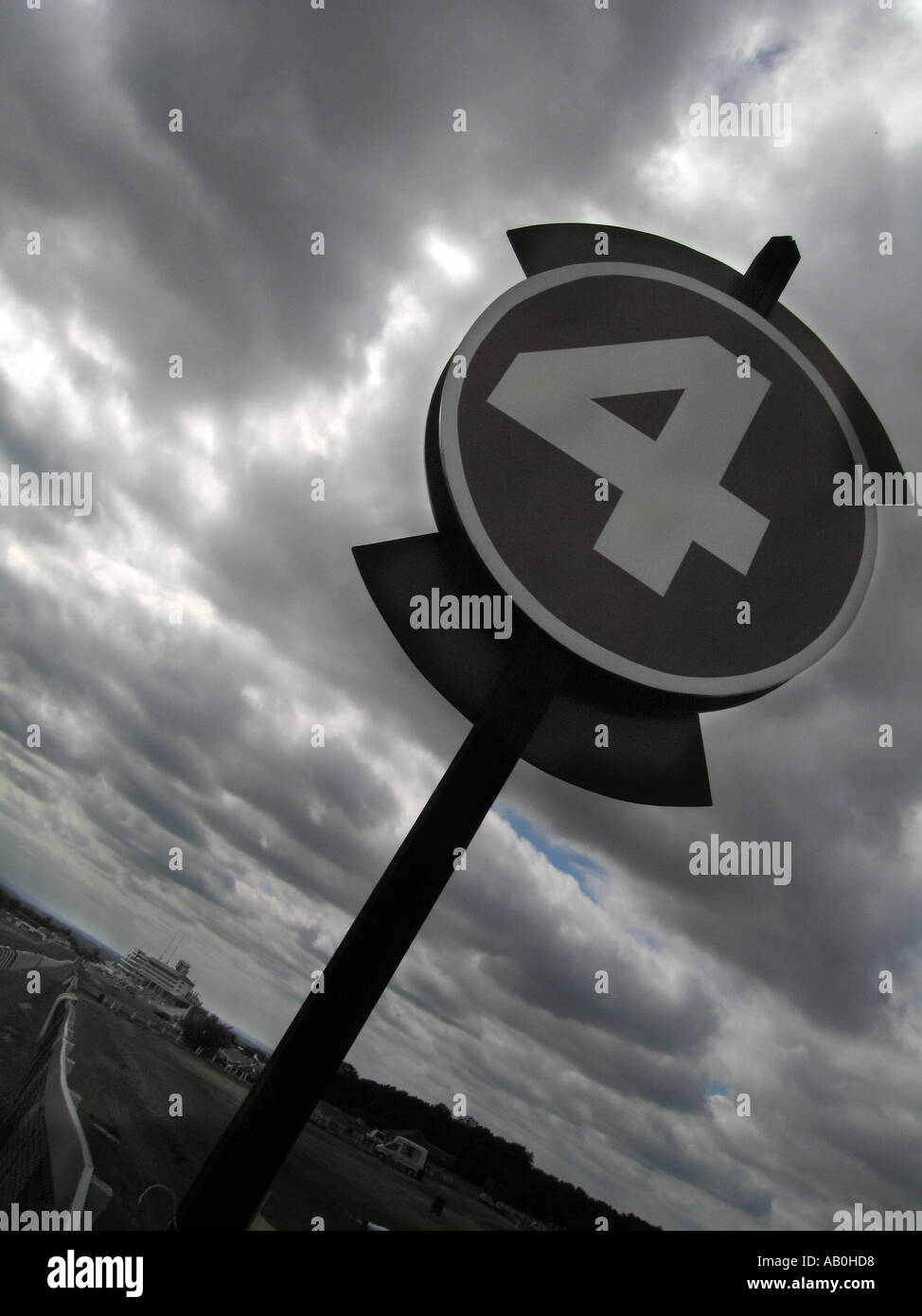 Epsom racecourse Stockfoto