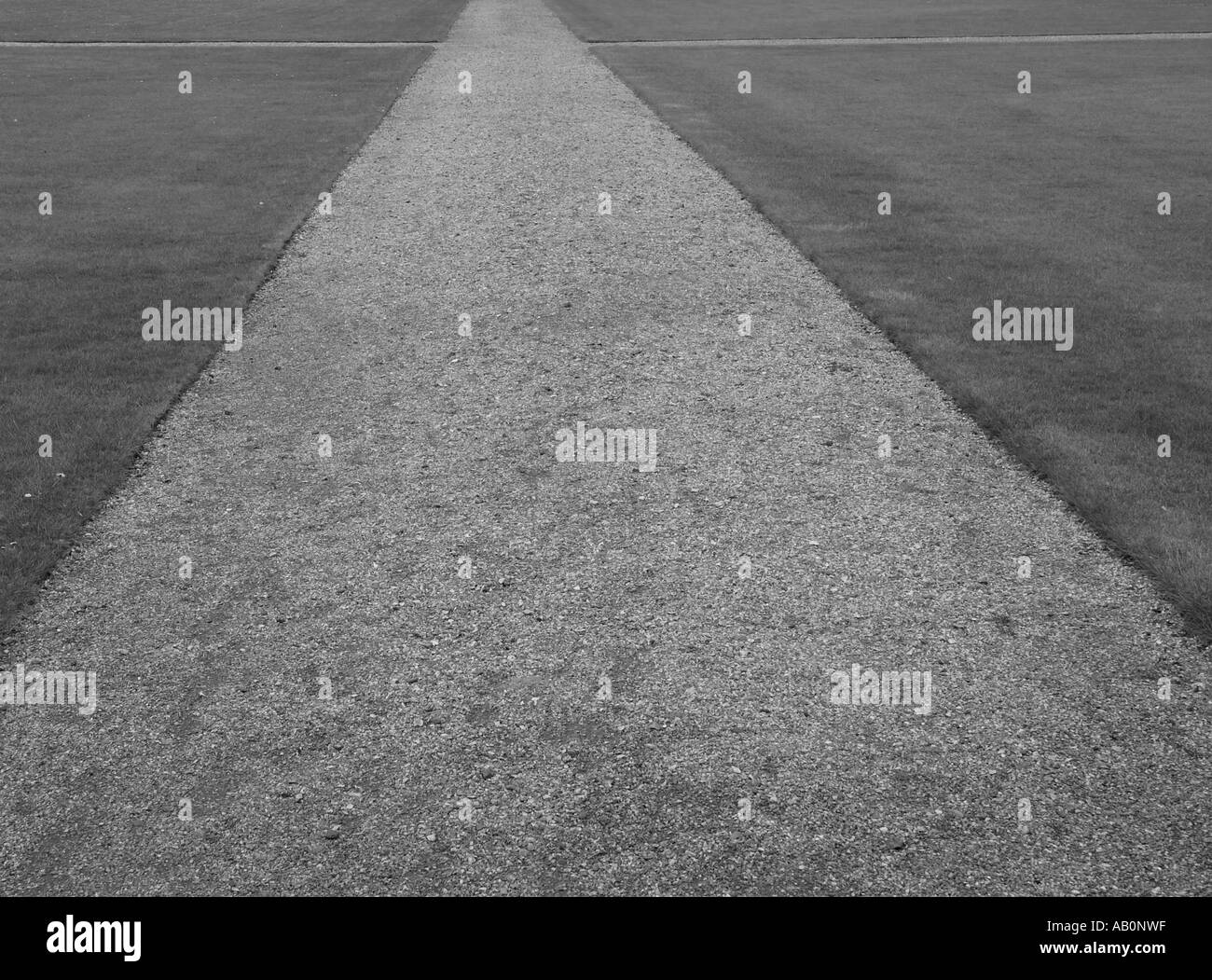 Black and White Path, Osborne House, East Cowes, Isle of Wight, England, GB, GB. Stockfoto