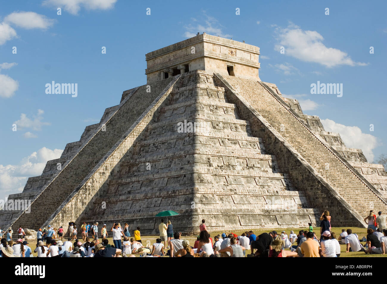 Cancun Chichen Itza April Stockfoto