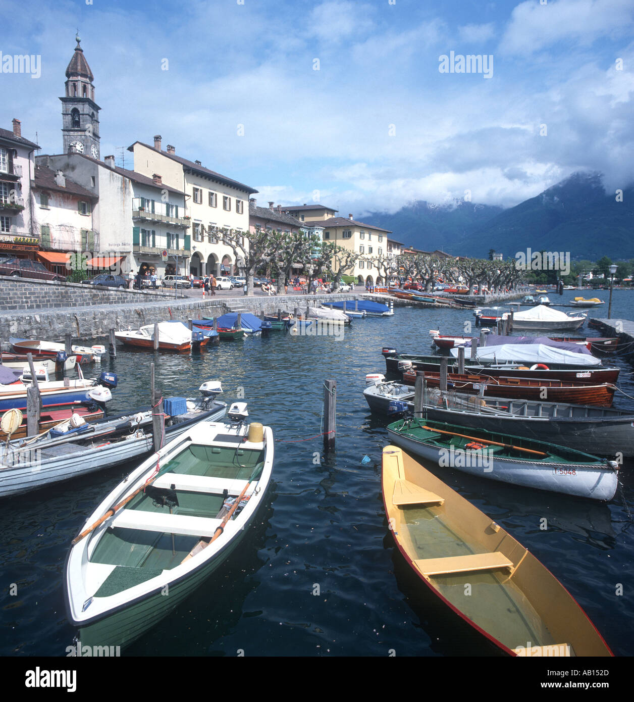 Ascona Schweiz am Lago Maggiore Stockfoto