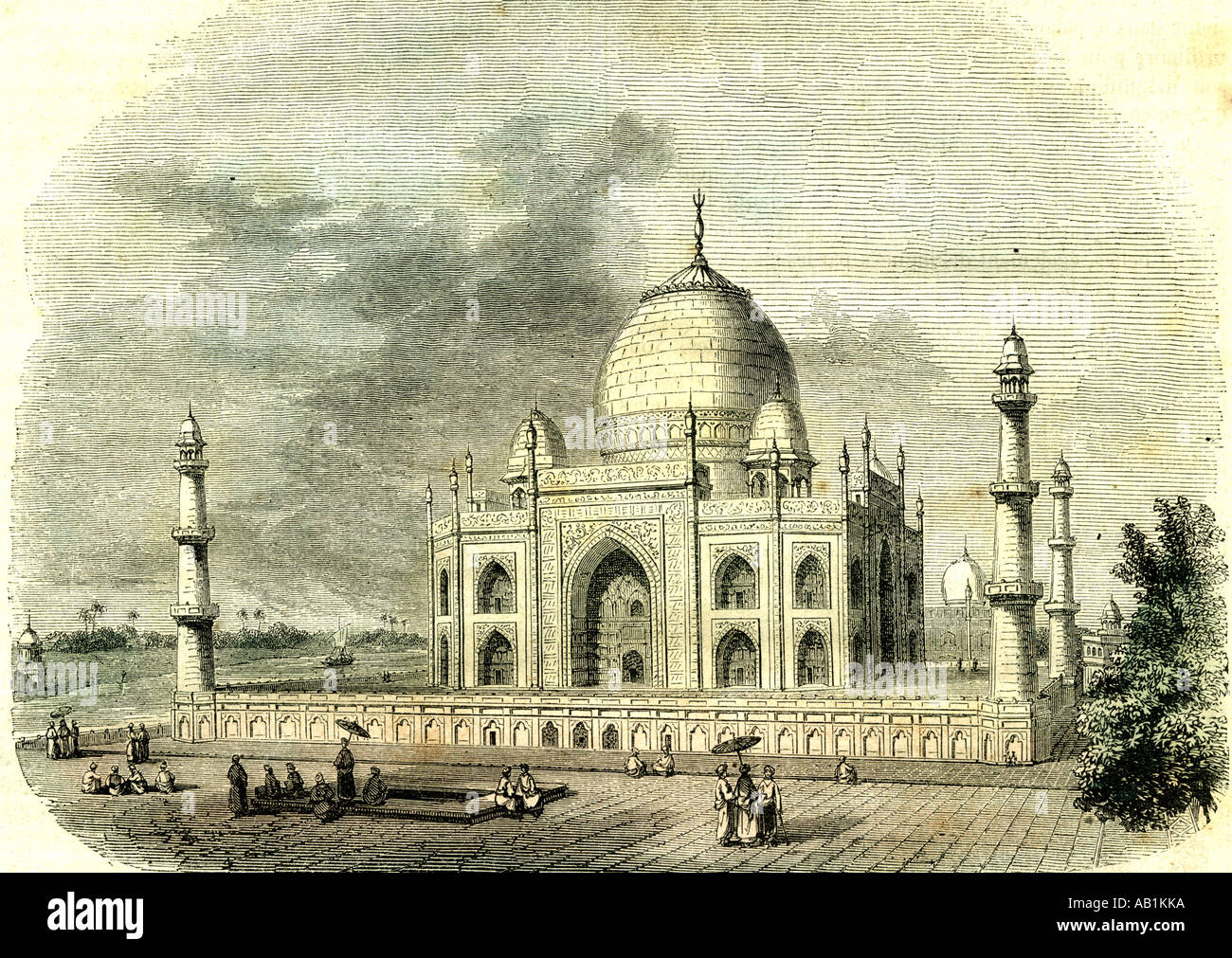 Tadj 1848 Bharat Indien Stockfoto