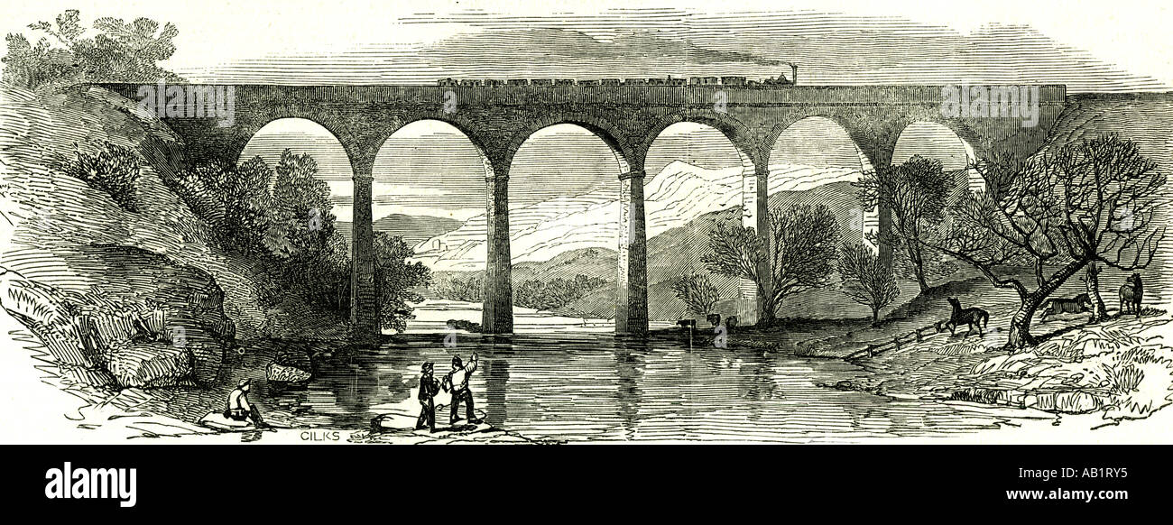 Lowther Viadukt U K 1846 Stockfoto