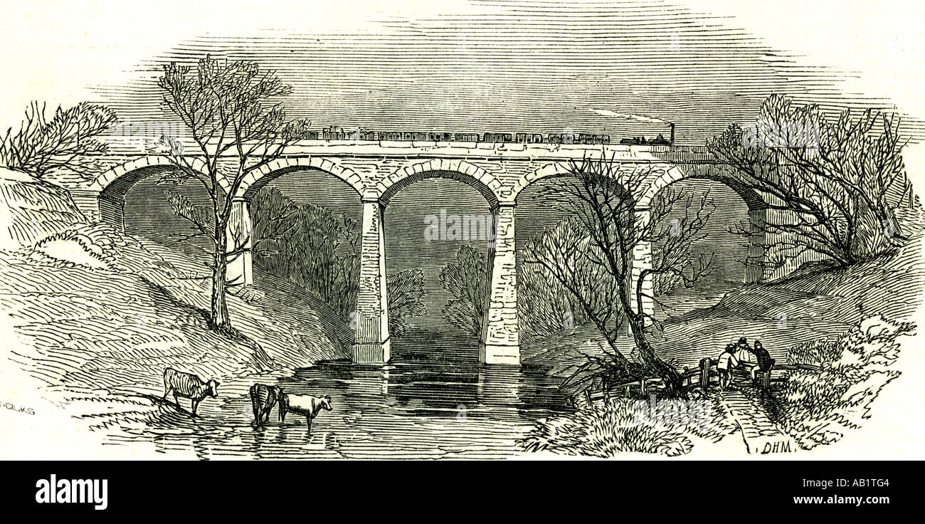 Eamont Viadukt U K 1846 Stockfoto