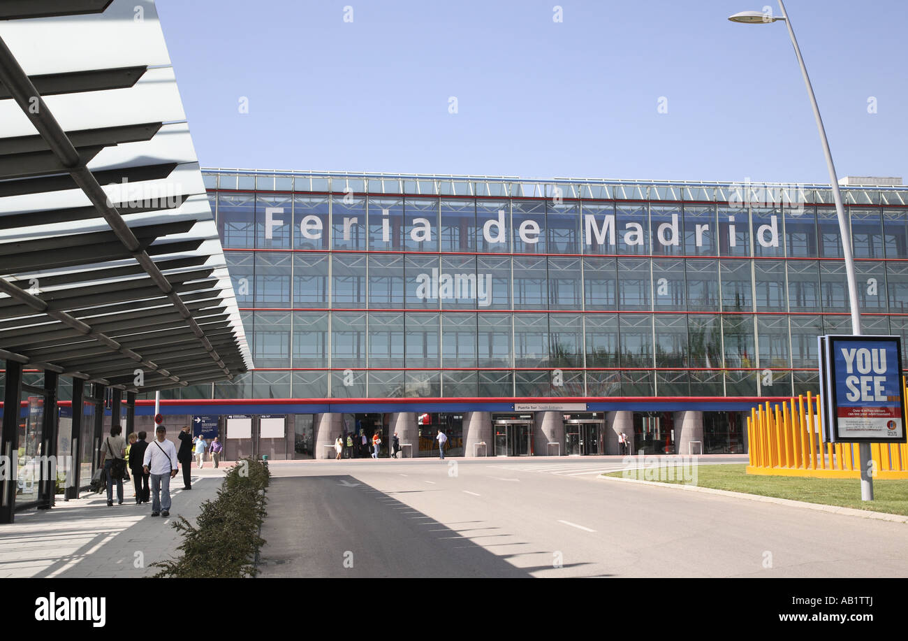 IFEMA Madrid institutionelle Messegelände Juan Carlos I Parc des Expositions, Campo de Naciones, Madrid, Spanien Stockfoto