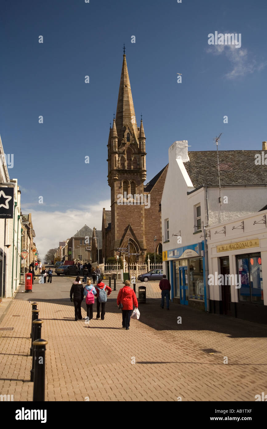 UK Schottland Western Isles Outer Hebrides Lewis Stornoway Francis Street Stockfoto