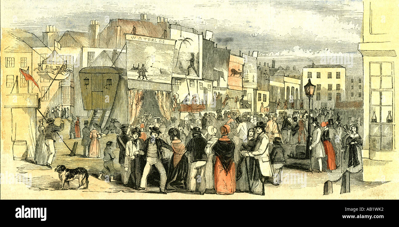 Portsmouth Fair U K 1847 Stockfoto