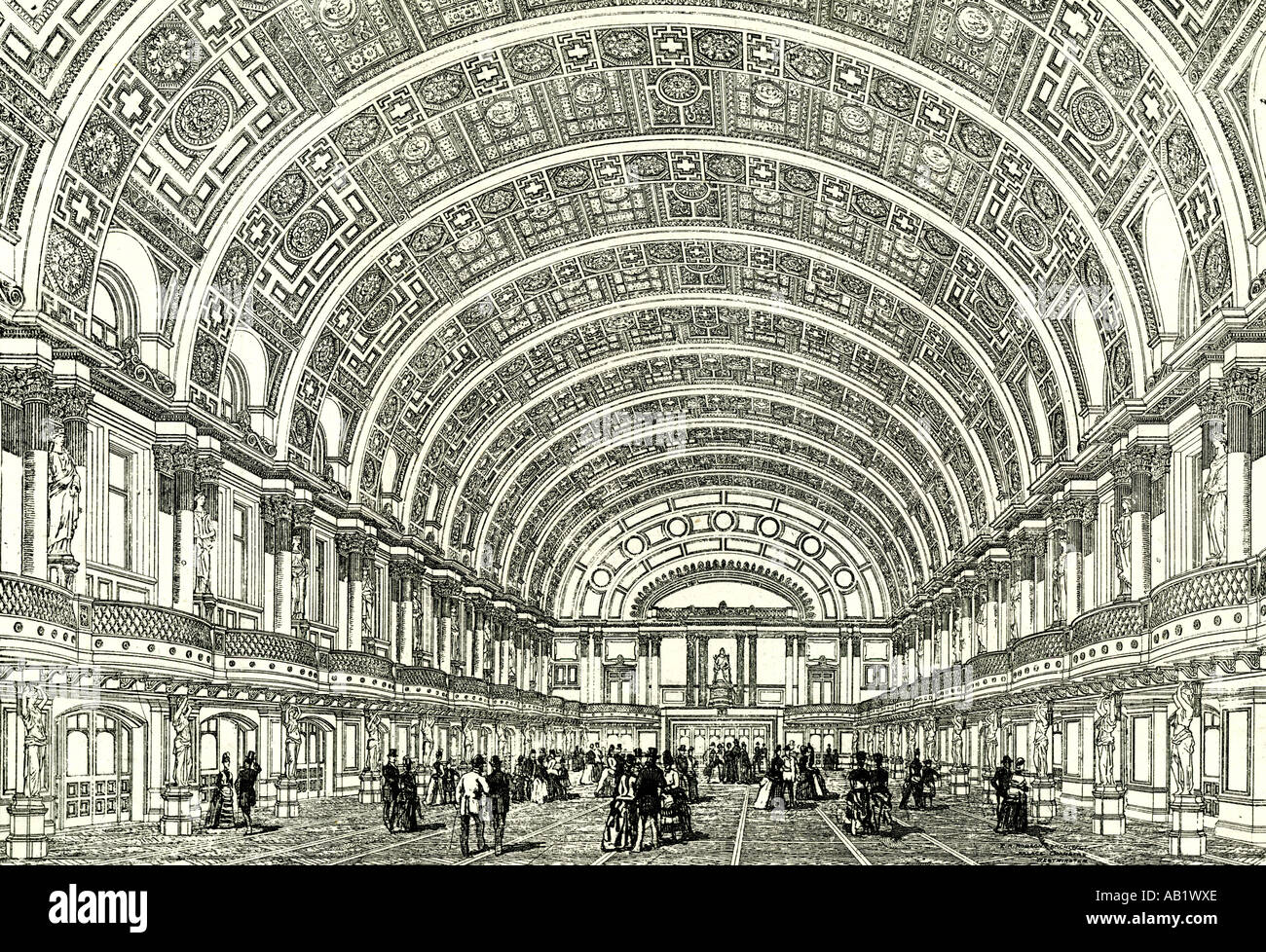 Peoples Palace London U K 1887 eröffnete die Queen s Halle durch Her Majesty London Stockfoto