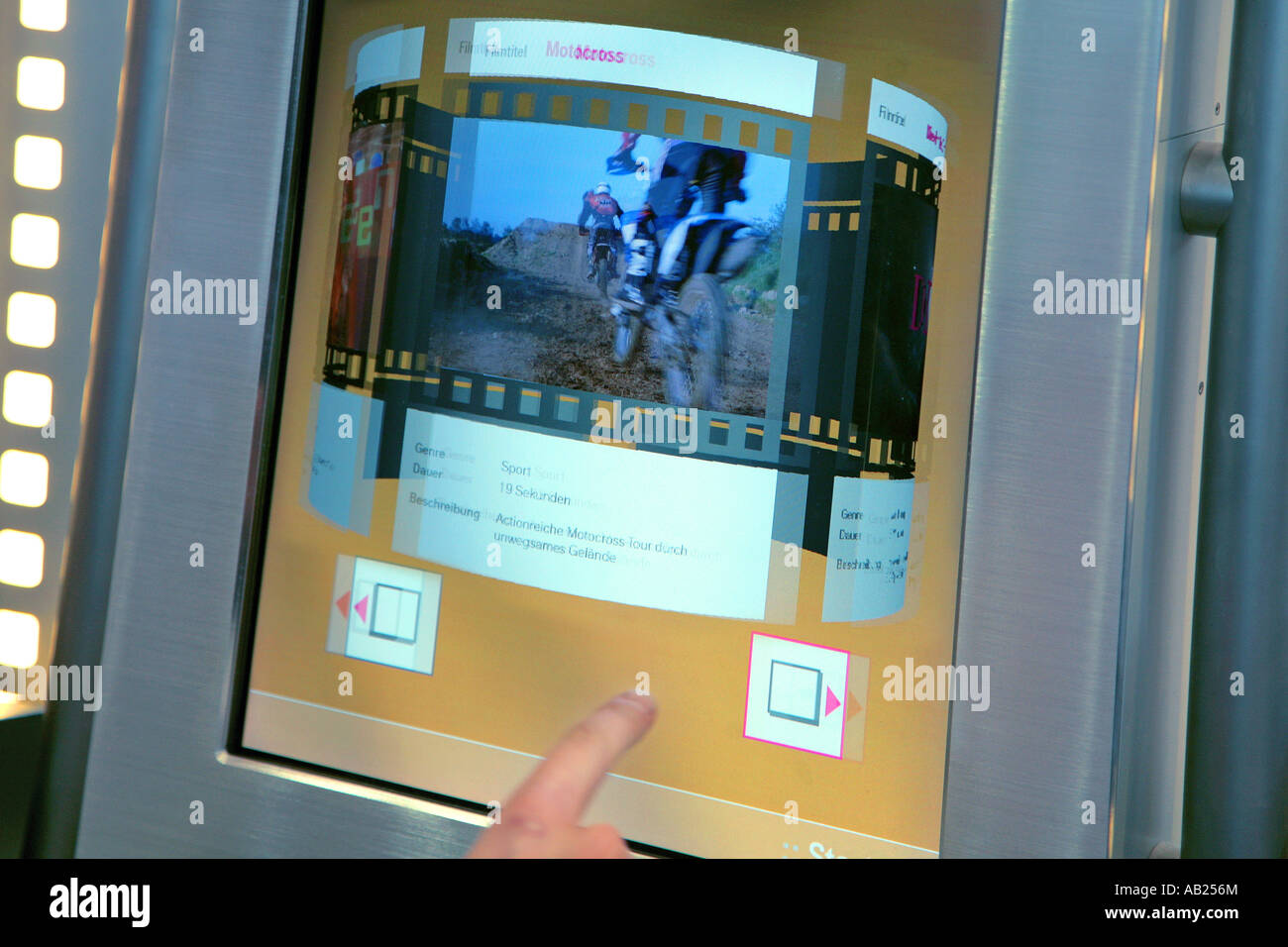 3 dimensionale Projektion anzeigen Projektionsdisplay Für Dreidimensionale Software Stockfoto