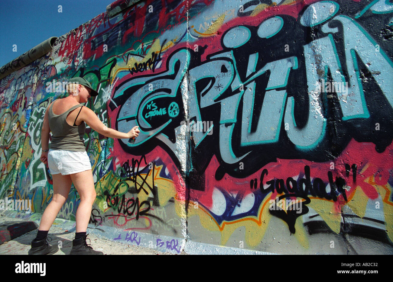 Graffiti-Künstler Stockfoto