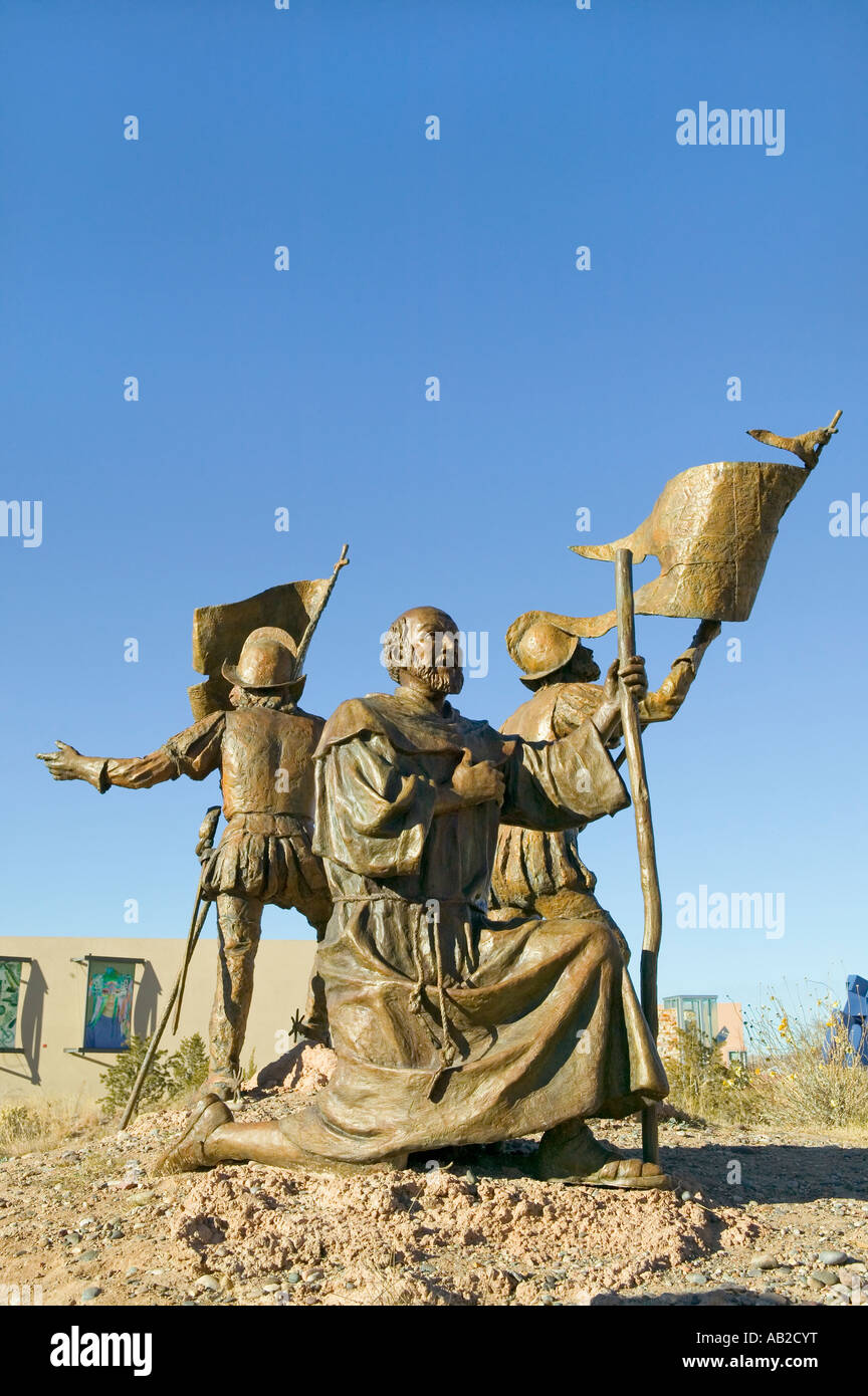 Skulpturengarten in Albuquerque Museum of Art History New Mexiko zeigt Coronado Stockfoto