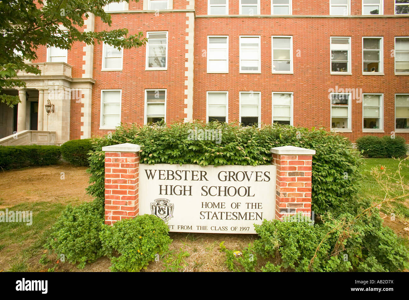 Webster Groves High School Home der Staatsmänner Webster Groves Missouri Stockfoto