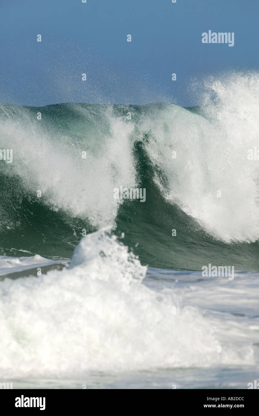Große Welle an Garrapata State Park Big Sur Küste Kaliforniens Stockfoto