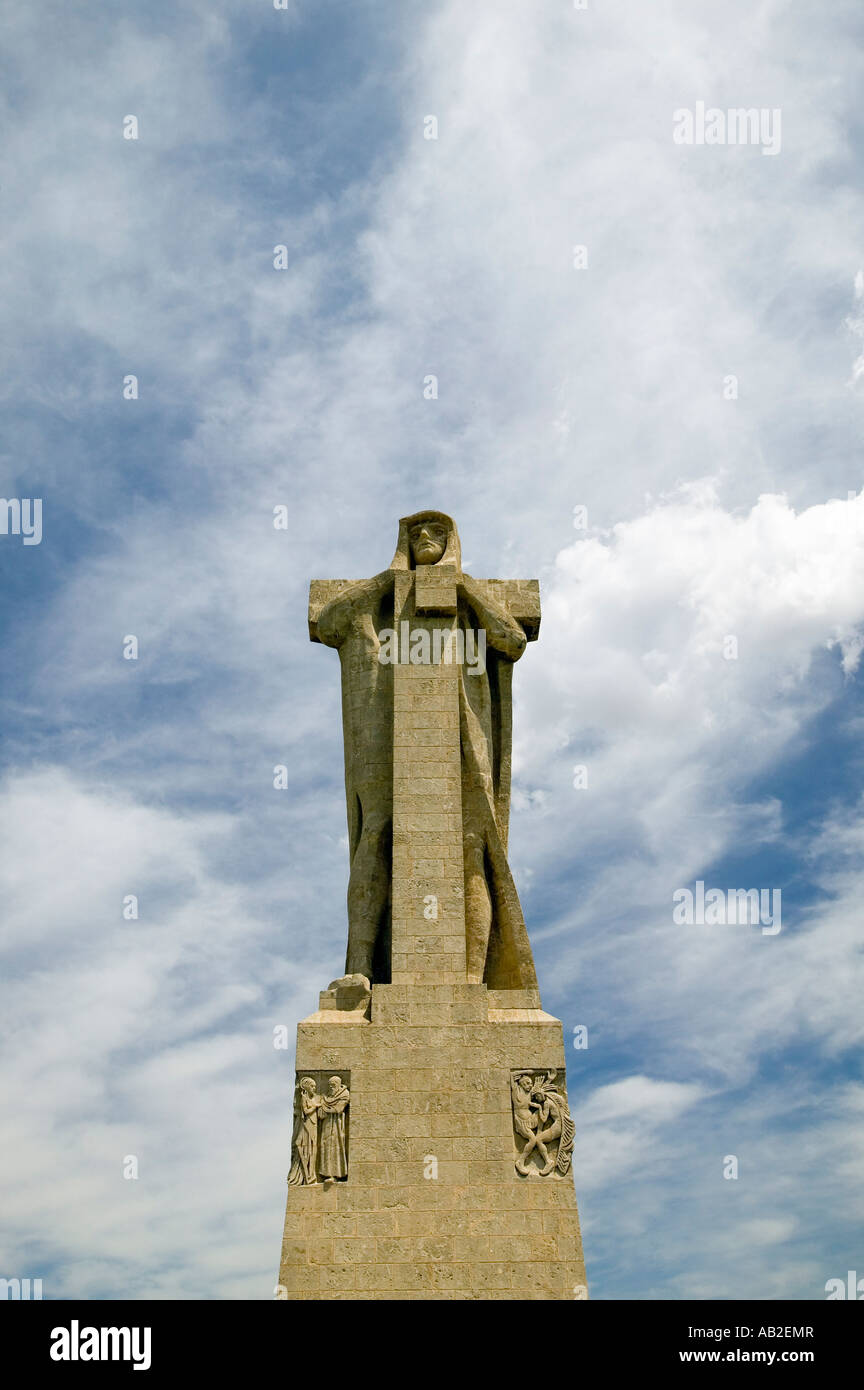 Monumento ein Cristobal Colón eine riesige Denkmal von Christopher Columbus von amerikanischen Architekt G V Whitney liegt an der Punta d Stockfoto