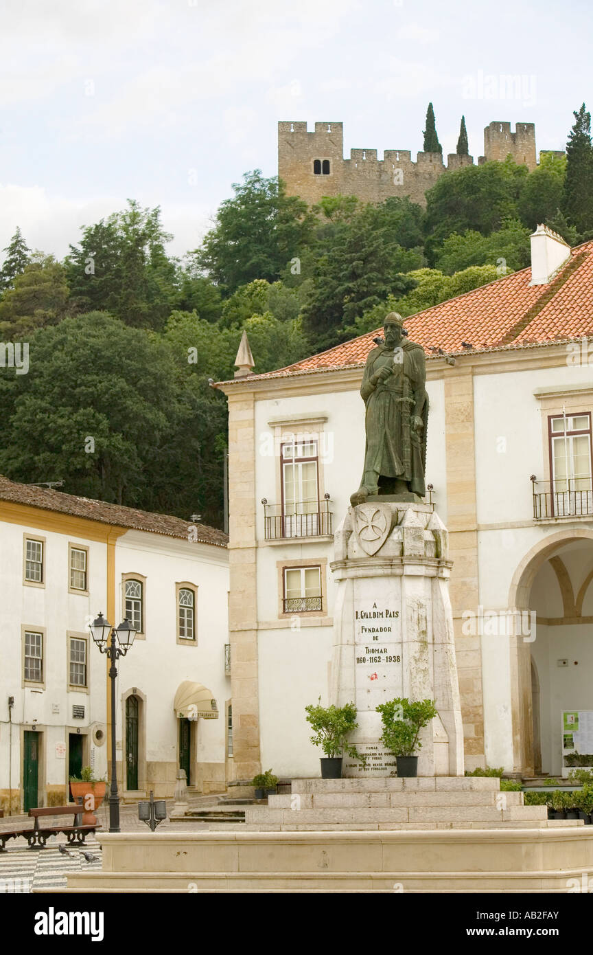 Kirche Santa Maria Do Olival galt als die Mutter Kirche des Ordens der Tempelritter in Portugal und es ist th Stockfoto